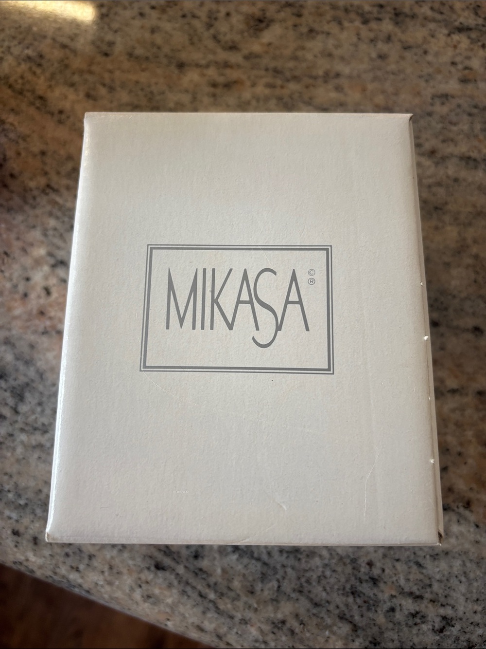 Mikasa lead crystal salt and pepper shakers